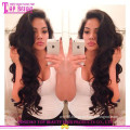 Hot Sale Top Quality 24" 100% Virgin Brazilian Human Hair Cheap Side Part Lace Front Wig With Baby Hair